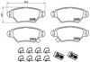 OPEL 09195685 Brake Pad Set, disc brake